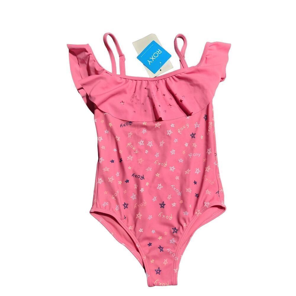 ROXY GIRLS STARS ONE PIECE SWIMSUIT NWT SZ 5
